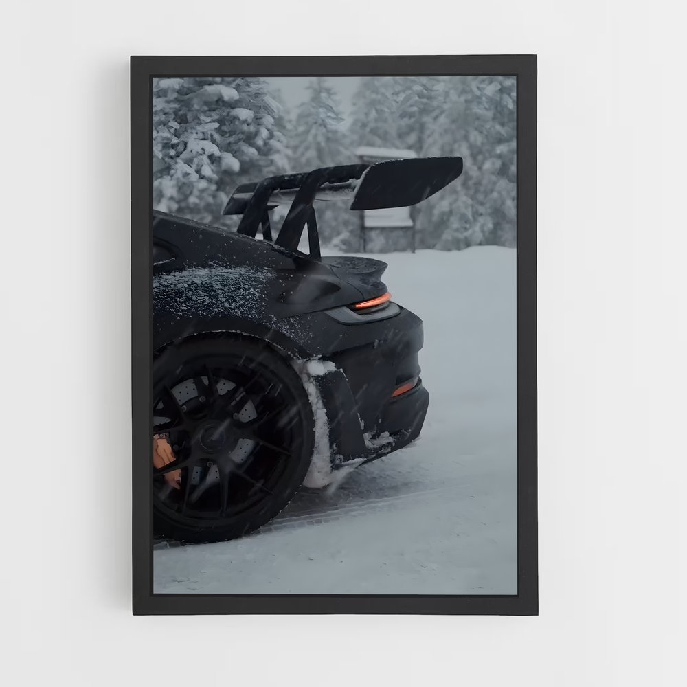 Poster Glisse Nocturne – affiche Porsche (vue 2)